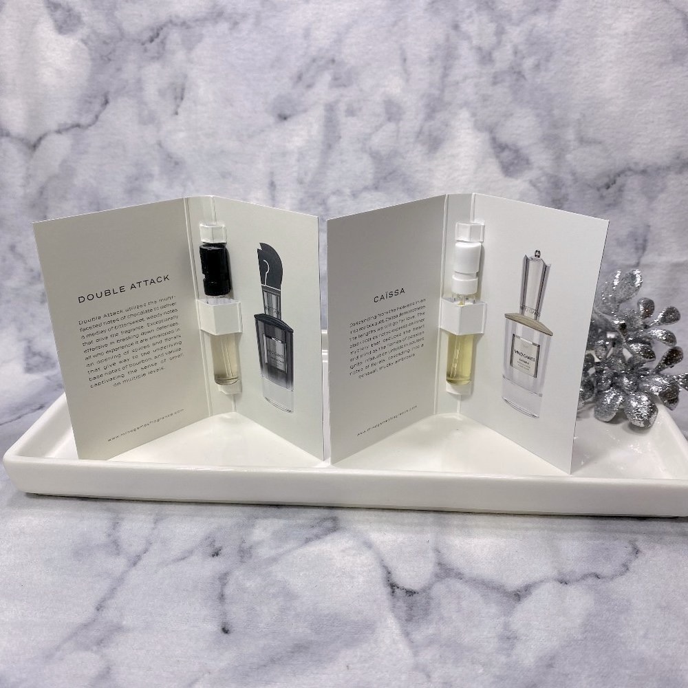 Lot of 2 Mind Games Set,Caissa Double Attack Extrait Parfum-2x2ml,0.06oz-2pc-NEW - Picture 3 of 16